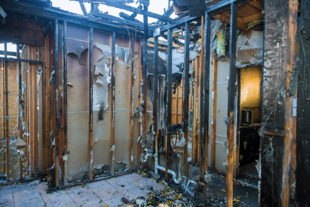 Professional Fire Board Up technician working in Olney, MD